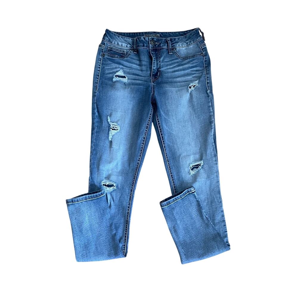 Maurices High Rise Blue Jeans M-Reg Women #0371
